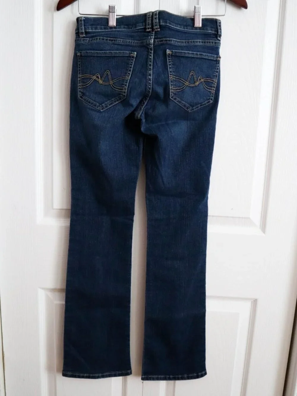 New York & Company Y2K Low Rise Boot Cut Jeans Sz 2 Waist 28